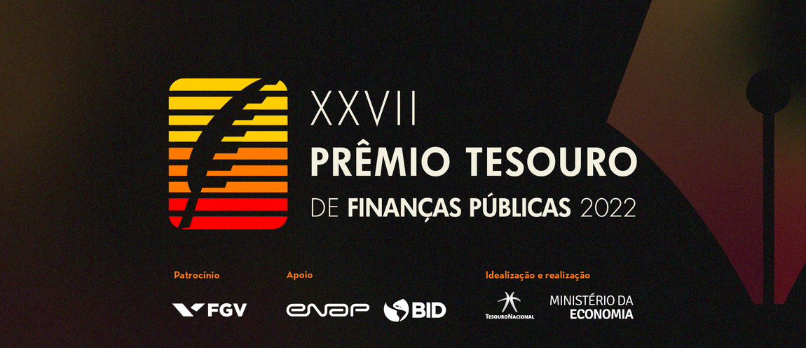 XXVII PRÊMIO TESOURO NACIONAL 2022, participe!