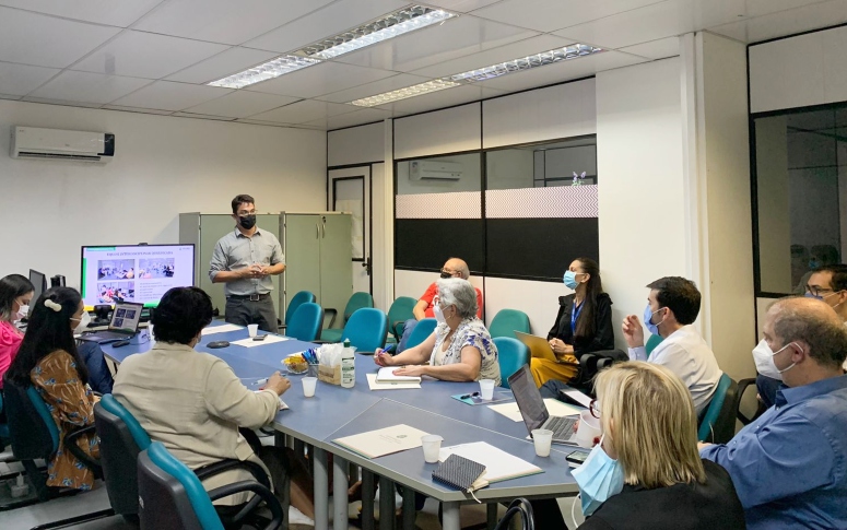 Apontada como experiência exitosa, Central de Regulação do Ceará recebe comitiva da Opas e do Ministério da Saúde