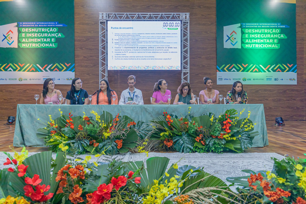 1º Seminário Internacional e 1º Encontro da Região Norte sobre Desnutrição e Insegurança Alimentar e Nutricional termina com recomendações