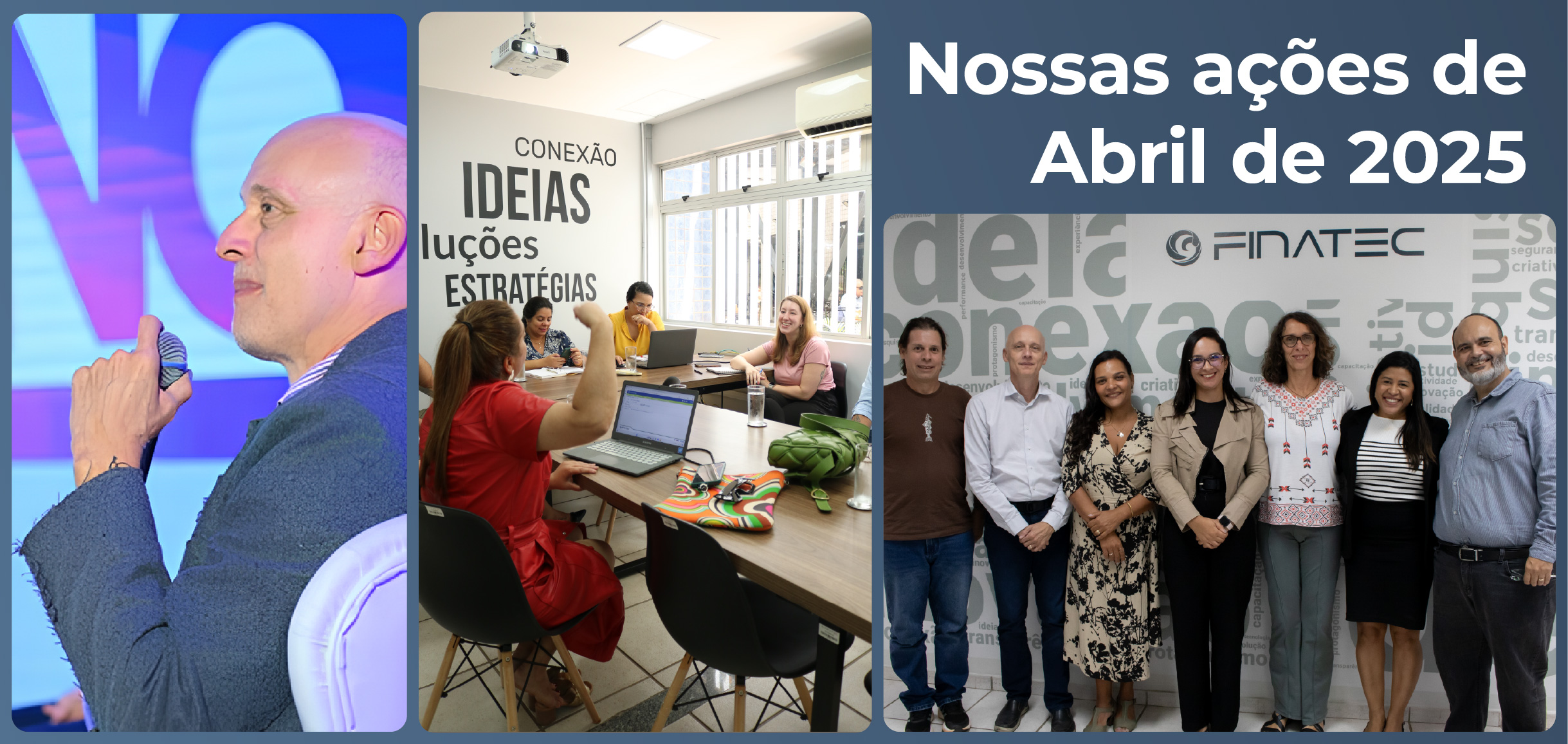 Do planejamento à ação: resumo de abril de 2025