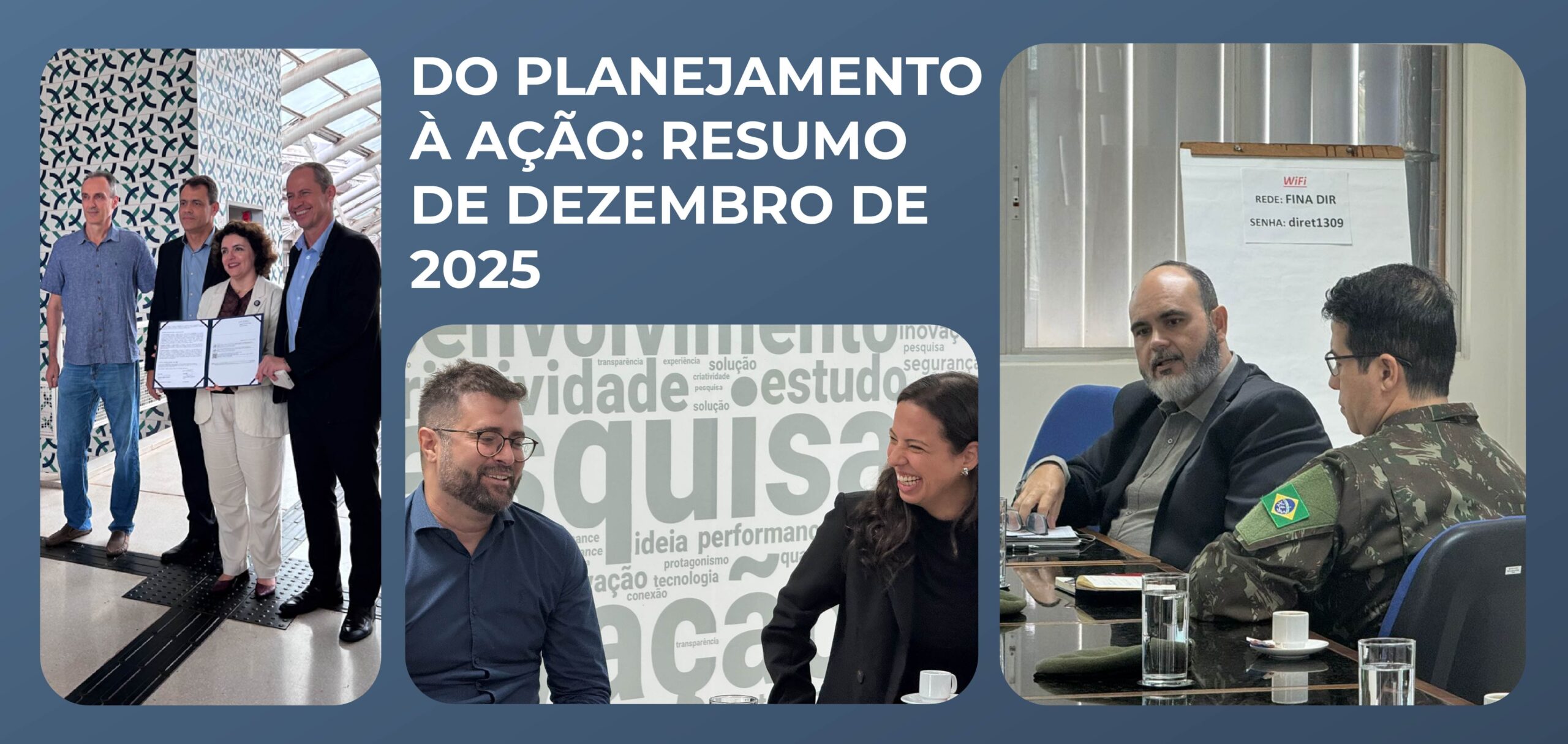 Do planejamento à ação: resumo do mês de Dezembro de 2025