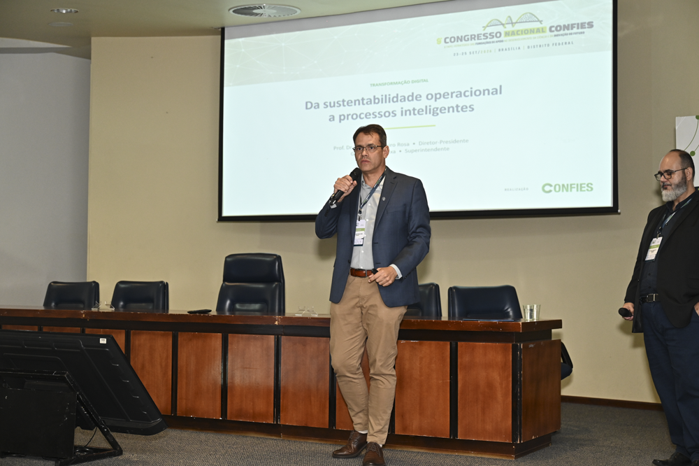 Profº Daniel Rosa - Diretor Presidente da Finatec e Gustavo Condeixa - Superintendente da Finatec
Imagem: Confies